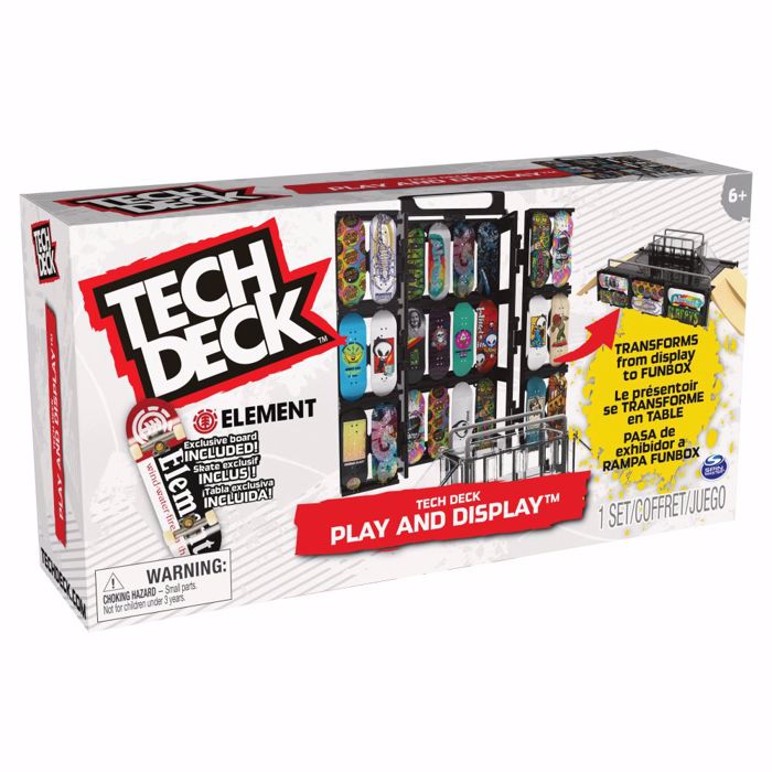 Tech Deck Play and Display Me Paketo Rampas pou Metamorfonetai, Thiki Probolis kai Metaforas kai Monadiko Sanidaki